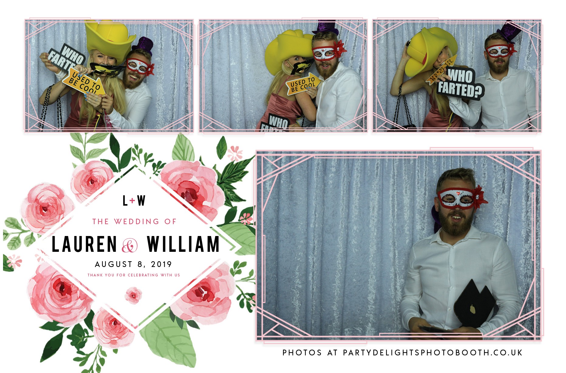 Lauren and Will’s Wedding - Prints | View more photos from the event at gallery.partydelightsphotobooth.co.uk/u/PartyDelightsPhotoBooth/Lauren-and-Will’s-Wedding-Prints